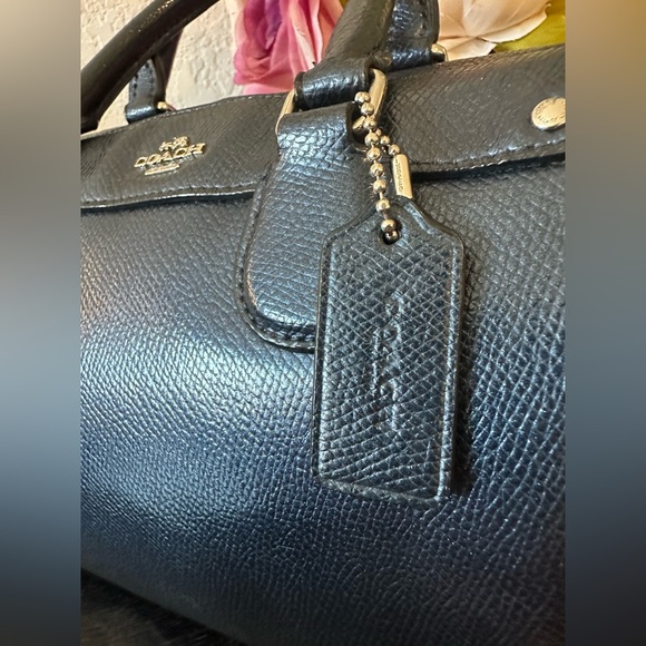 Coach Navy Satchel Handbag/Shoulder Bag Mini Bennett Bag. 💙 - Picture 5 of 16